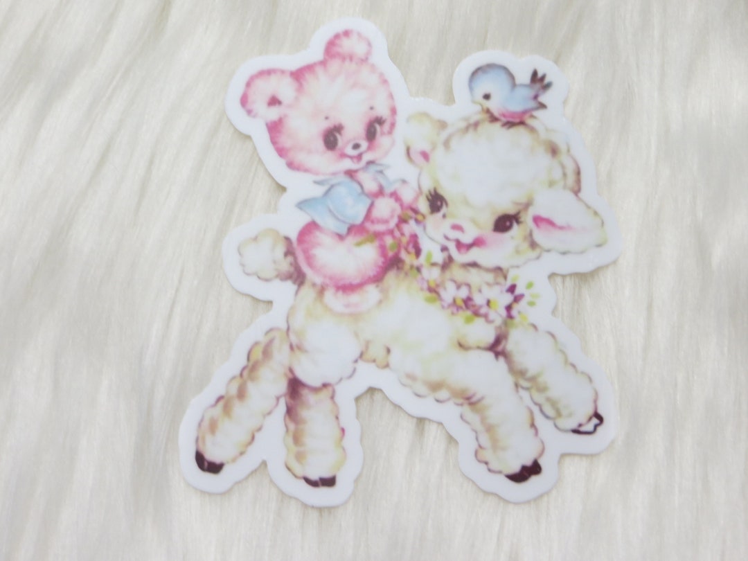 Kitschy Stickerlamb and Bearmeyercord Etsy