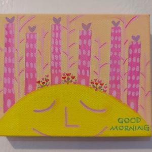 Good Morning art original art colorful art sun art