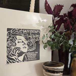Koloman Moser Ver Sacrum Artist’s Proof – Art Nouveau - Vienna Secession Print – Contemporary Tribute to 1900s Design - Vintage