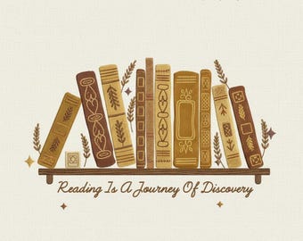 Bookworms Embroidery Design, Good Day to Read a Book Stitch Pattern, Booktok Reading Machine Embroidery File, Literary Book Lover Design