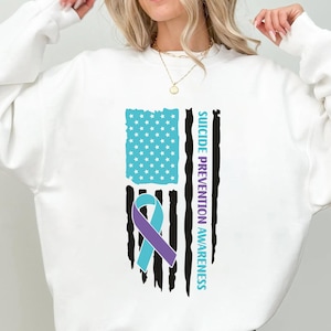 Suicide Prevention Flag Svg, Suicide Prevention Awareness Svg Png, Suicide Prevention Month Svg Cricut Sublimation