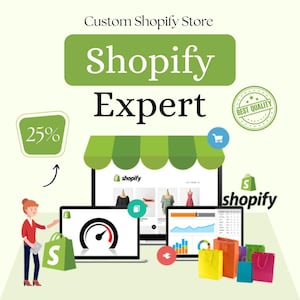 Individuell angefertigtes Website Design, High-Converting Store Einrichtung & Performance Account