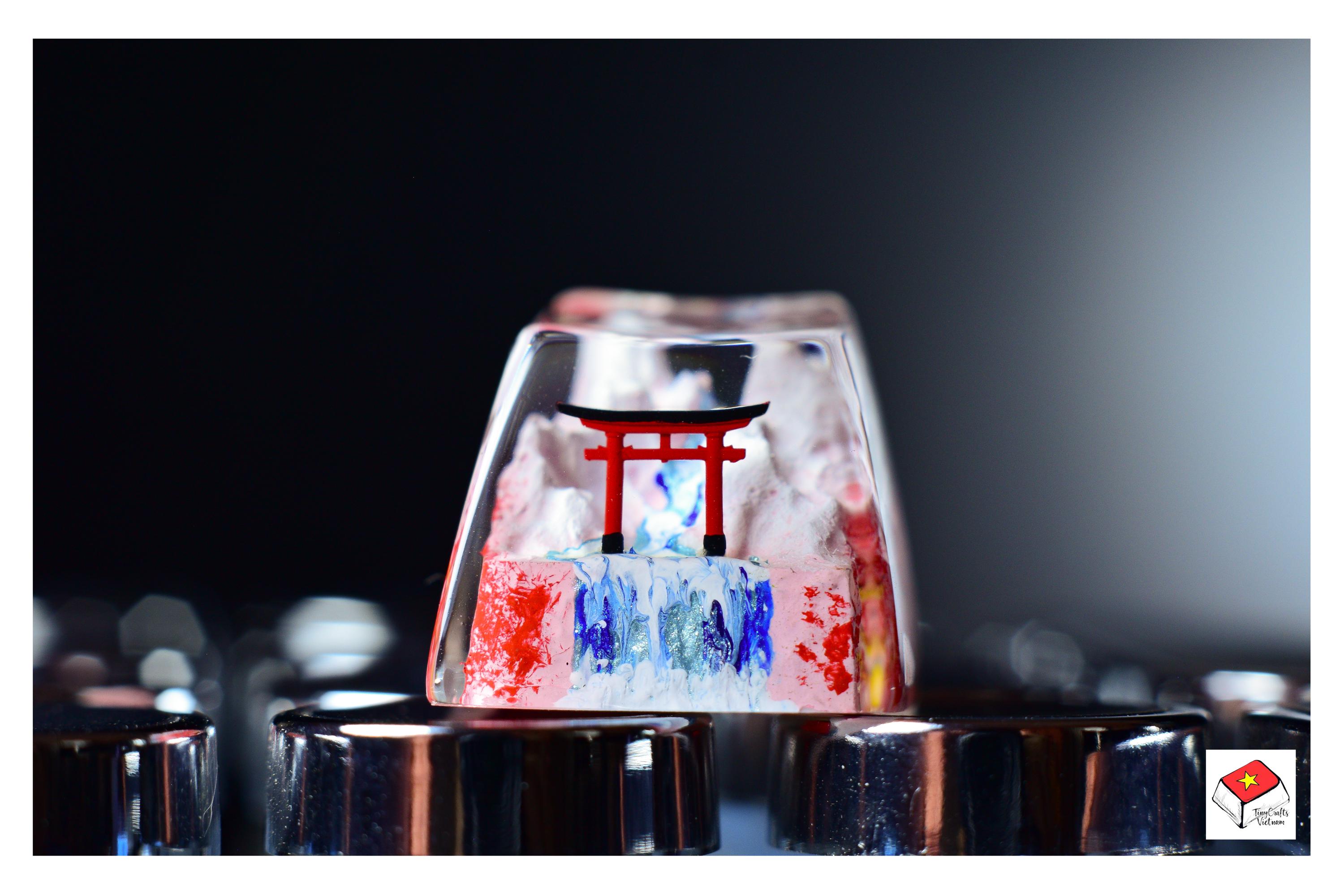 Torii Gate Keycap, Sun Goddess Shrine Keycap, Japanese Keycap, Resin ...