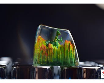 Sceptile Resin Keycap, anime keycap, custom keycap, ambachtelijke keycap, verjaardagscadeau, cadeau voor hem, leuk cadeau, vaderdagcadeau, cadeau voor haar