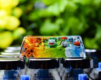 Custom 2u- 2.75u Anime spacebar keycap artisan for mechanical keyboard custom anime, birthday gift cute gift for him, valentines gift