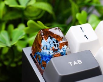 Swam.pert hars keycap, anime keycap, custom keycap, ambachtelijke keycap, verjaardagscadeau, cadeau voor hem, leuk cadeau, cadeau voor haar, esc keycap anime