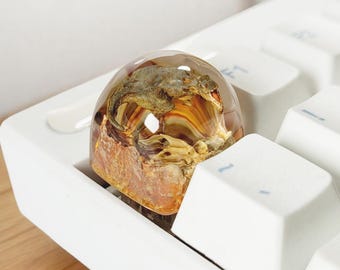T-Rex Resin Keycap ,dinosaur keycap, nature decor, artisan keycap, birthday gift, gift for him, cute gift, father's day gift, gift for dad