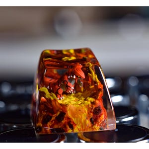 Grou.don Resin Keycap ,anime keycap, custom keycap , artisan keycap, birthday gift, gift for him, father&#39;s day gift for her, keycap custom