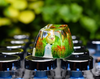 Yam.per Resin Keycap ,anime keycap, custom keycap , artisan keycap, birthday gift, gift for him, cute gift, father's day gift gaming keycap