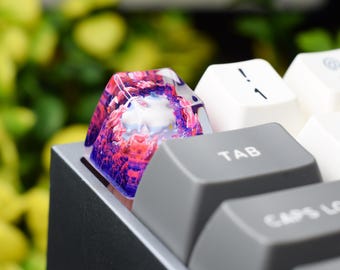 Lit.wick Resin Keycap ,anime keycap, custom keycap , artisan keycap, birthday gift, gift for him, cute gift, father's day gift gaming keycap