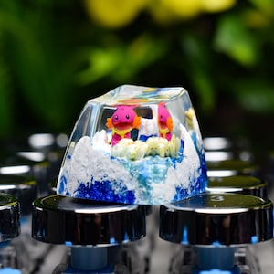 Shiny Mud.kip Resin Keycap anime custom keycap artisan, birthday gift for him, cute gift, keycap poke mon gift for her, valentines gift
