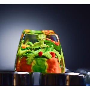 Leaf.eon Resin Keycap ,anime keycap, custom keycap , artisan keycap, birthday gift, gift for him, cute gift, father's day gift, gift for her