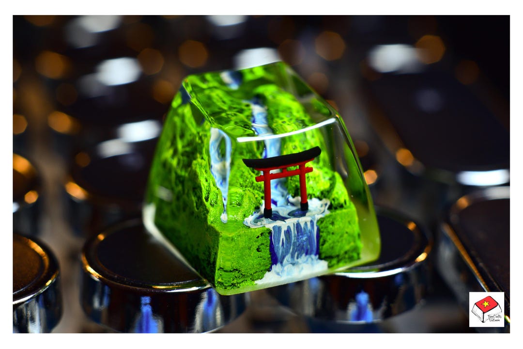 Torii Gate Keycap, Sun Goddess Shrine Keycap, Japanese Keycap, Resin ...