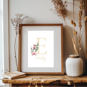 Personalisiertes Baby Namen Bild: Personalisiertes Bild fürs Kinderzimmer (Digitaler Download)