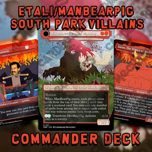 south park mtg cards Premium Card Sleeves | 100 Oversized Sleeves Fit Standard Playing & Collector a new card for my