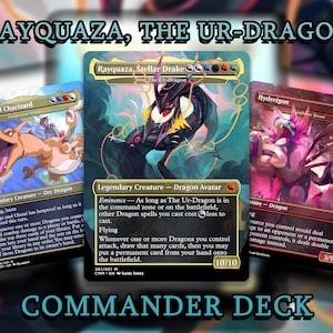 Deck Proxy EDH Ur-Dragon - Art Pokémon, Tarkir Dragonstorm, Dragon Tribal Commander