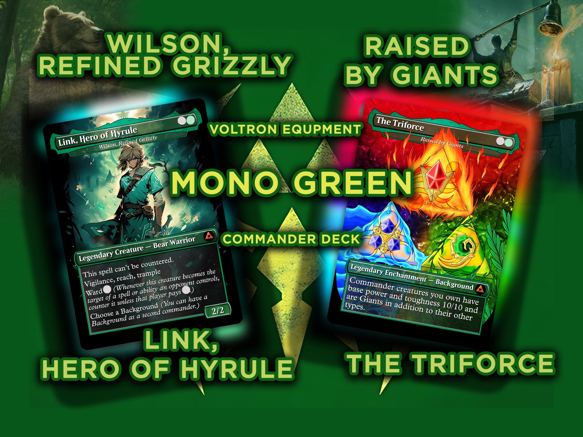 Ultimate Zelda MTG Commander Link & Triforce EDH Proxy Deck - Etsy