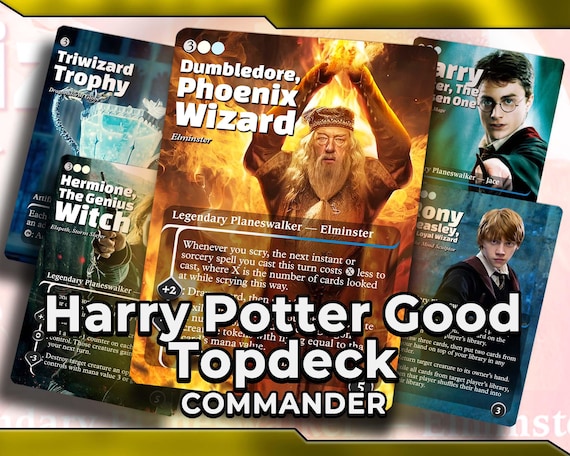 Harry Potter Good Wizards Proxy Commander Deck: Custom EDH - Etsy
