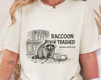 Camiseta de mapache trashecho Comfort Colors®, camiseta divertida con meme de mapache, regalo de mapache