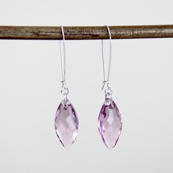 Light Purple Big Swarovski Crystal 