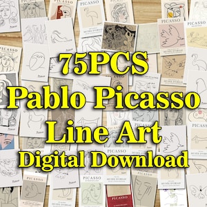 Picasso Canvas, Picasso Poster, Picasso Ornament, Picasso Horse Poster, Picasso Vector, Picasso Dove Print,Picasso Line Art,Picasso Inspired
