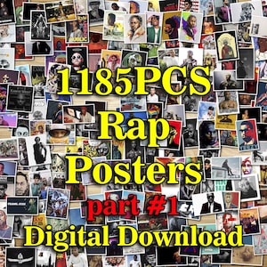 Rap Album Posters, Posters Rap, Rap Art, Rap Posters, Rap Lyrics Wall Art, Rap Poster, Rapper Wall Art, Rap Decor, Rapper Posters, Rap Album