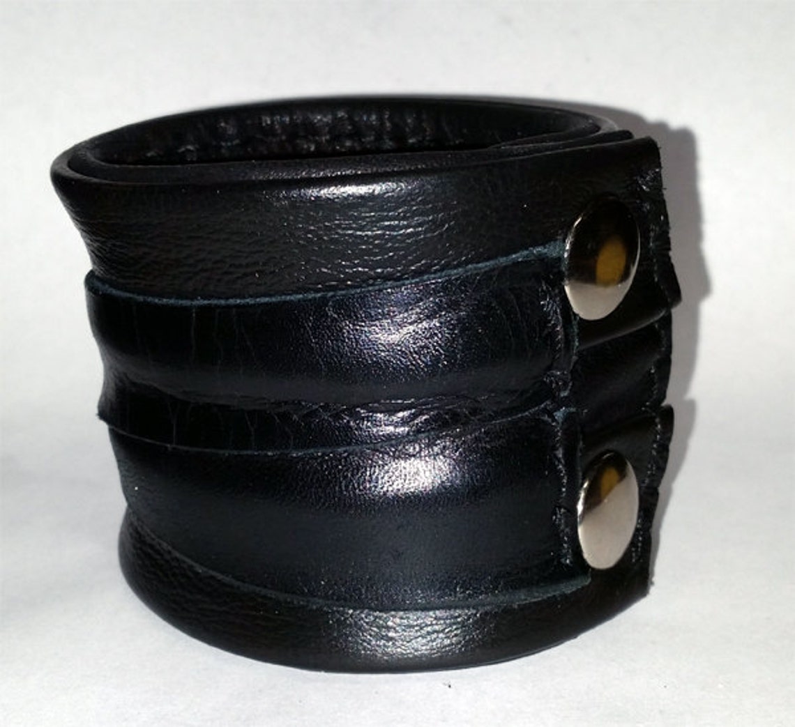 Bounty Hunter Leather Wrist Cuff 022812 | Etsy
