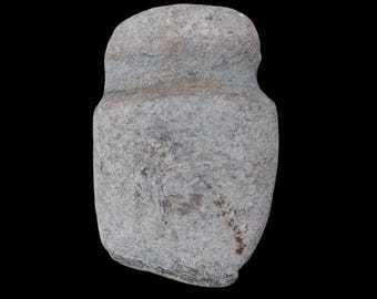 Hacha acanalada de nativos americanos – 6000 a. C. – Ohio – con certificados y restauración