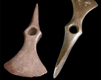 Double-Edged Bronze War Axe – Early Bronze Age (3rd–2nd Millennium BC) – COA Included