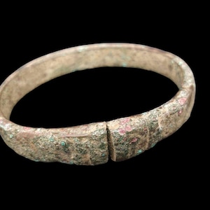 Ancient Roman Bronze Bracelet – 2000 Years of History – Authentic Archaeological Jewelry