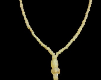 Ancient Roman Necklace with Yellow Glass Beads – 1st Century AD – UK Collection (1990s)