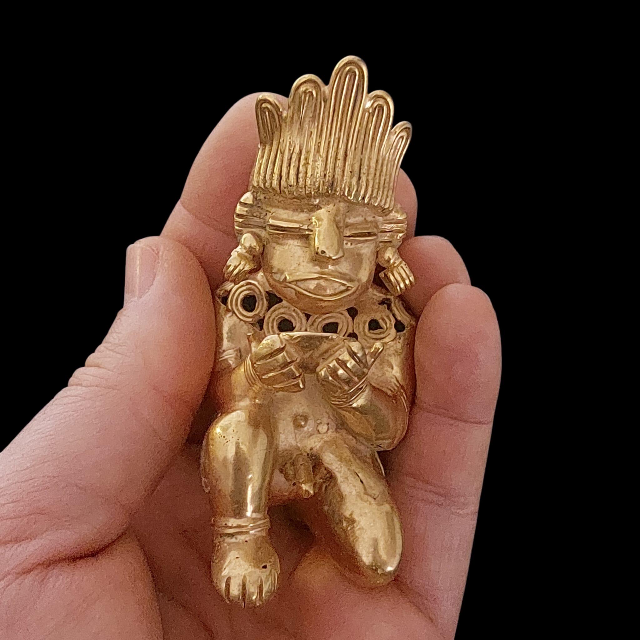 Tairona Ritual Effigy in Tumbaga Alloy (large Format) - Etsy Canada