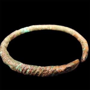 Ancient Twisted Bronze Bracelet – Near Eastern – ca. 1000 BCE