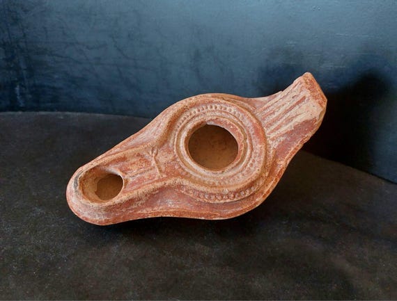 古代ローマ オイルランプ テラコッタランプ ビザンティンランプ