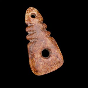 Ancient Ritual Jade Pendant – Asian Totemic Sculpture