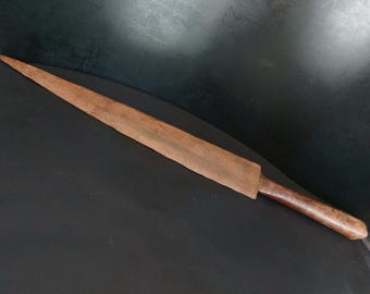 Restored Ancient Nordic Viking Spearhead – Antiquity