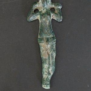 Rare sculpture romaine antique en bronze - vers 200-300 ap. J.-C.–Artéfact ancien authentique-statue historique de collection