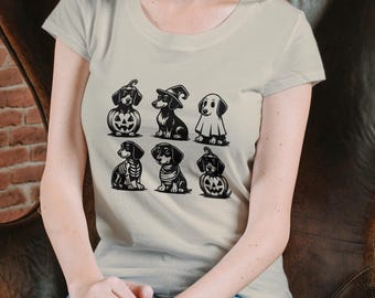Dackel Halloween Sweatshirt: Lustiges Doxie Rundhalsausschnitt für Hundemamas