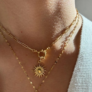 Necklaces with pendant &quot;Aurore Dorée&quot;