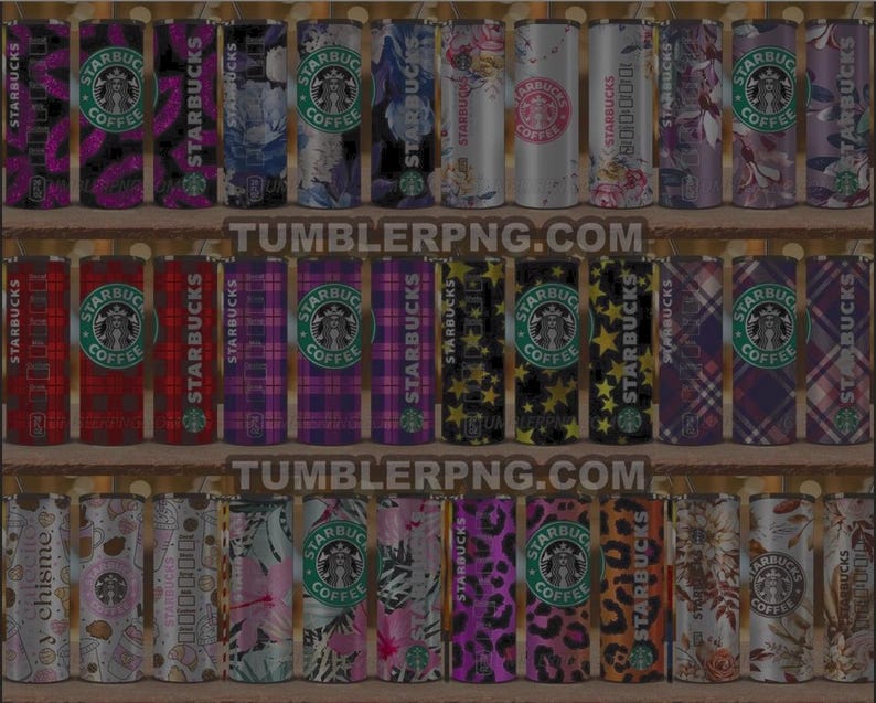 10.000 Liquor, Soda, Candy Tumbler Wrap Designs: Print Shop Starter Pack (PNG Digital Download) image 13