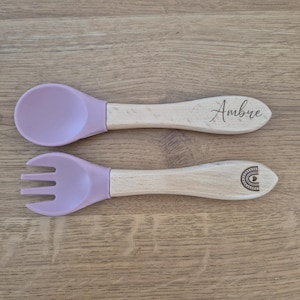 Customizable baby cutlery, birth gift, baby, child