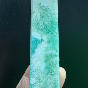 Smithsonite/Blue Aragonite Tower – Polished Healing Crystal Point / 243 Grams