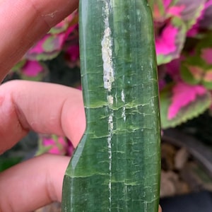 Natural Green Tremolite Freeform from Afghanistan – Polished Mineral Display Piece / 64 Grams