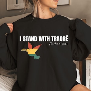 I Stand With Burkina Faso-Ibrahim Traoré Png, Raise Your Voice, Solidarity-Equality, for Activists & Supporters, Burkina Faso Ibrahim Traore