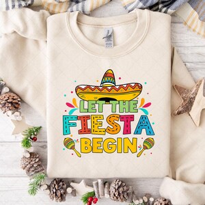 Let The Fiesta Begin Men Women Kids Cinco De Mayo Png, Cinco De Mayo Png,Digital File, Only Png File, Digital Download
