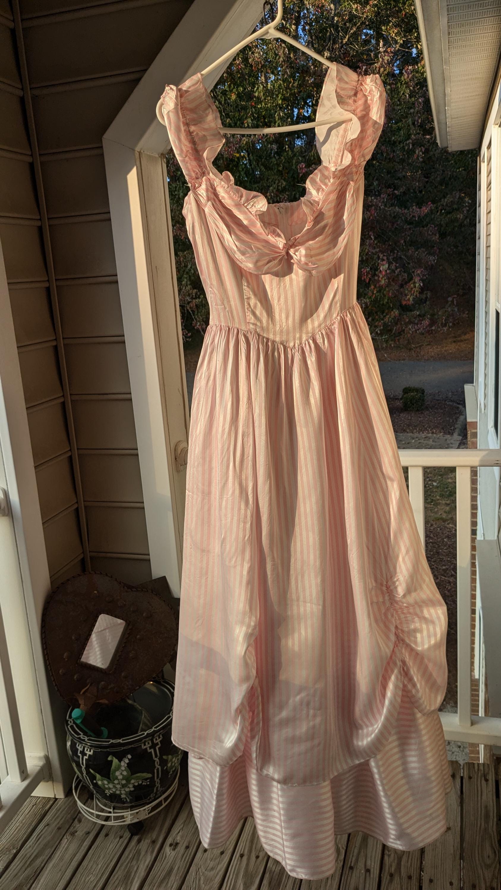 Rare 1970s Does 1850s Gunne Sax for Jessica Mcclintock Pink