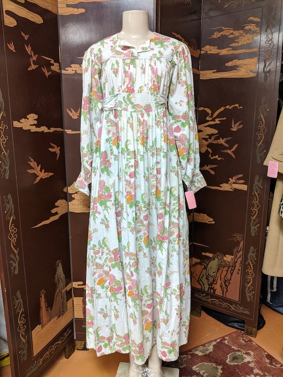 Vintage 1970s Maxi Length Smock Frock