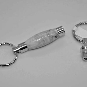 Handmade Detachable Two Piece Valet Key Chain PICK YOUR COLOR! - G