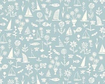 Liberty London Crib Sheets Baby Boy Bedding boats coastal Fitted Sheet sealife baby blue Changing Covers classic blue white Nautical