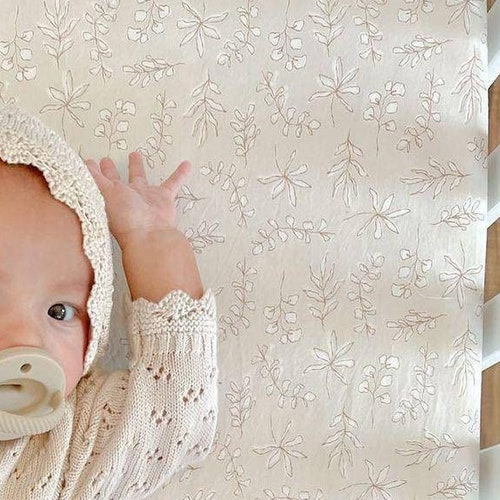 Olive Crib Bedding Boho Fitted Crib Sheets /changing Pad Cover Etsy